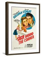 THE SHOP AROUND THE CORNER, from left: Margaret Sullavan, James Stewart, 1940-null-Framed Art Print