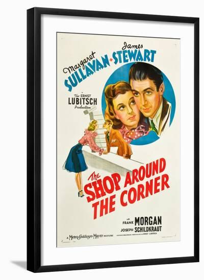 THE SHOP AROUND THE CORNER, from left: Margaret Sullavan, James Stewart, 1940-null-Framed Art Print