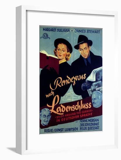 The Shop Around the Corner, German Movie Poster, 1940-null-Framed Art Print