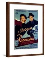 The Shop Around the Corner, German Movie Poster, 1940-null-Framed Art Print