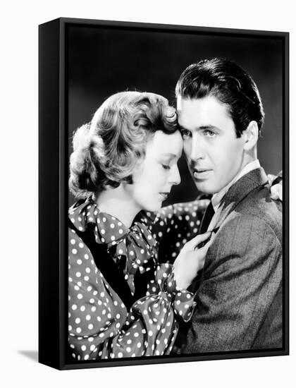 The Shop Around the Corner, Margaret Sullavan, James Stewart, 1940-null-Framed Stretched Canvas