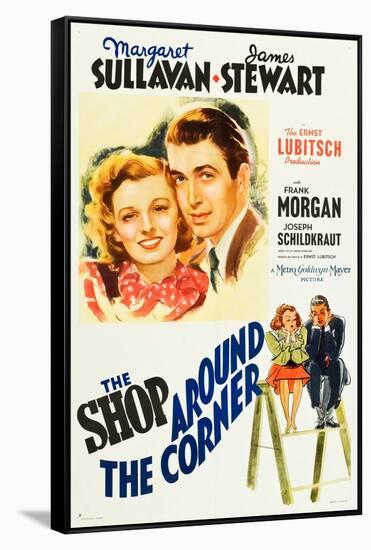 The Shop Around the Corner, Margaret Sullavan, James Stewart, 1940-null-Framed Stretched Canvas