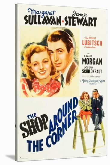 The Shop Around the Corner, Margaret Sullavan, James Stewart, 1940-null-Stretched Canvas