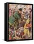 The Shop Lifter by Stanley Lloyd-Stanley Lloyd-Framed Stretched Canvas