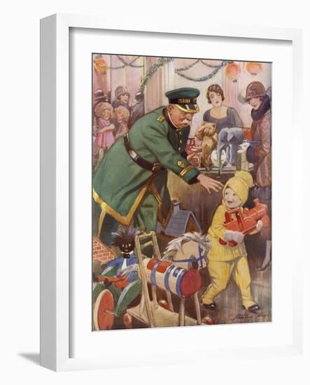 The Shop Lifter by Stanley Lloyd-Stanley Lloyd-Framed Art Print