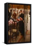 The Shopgirl, 1879-1885-James Jacques Joseph Tissot-Framed Stretched Canvas