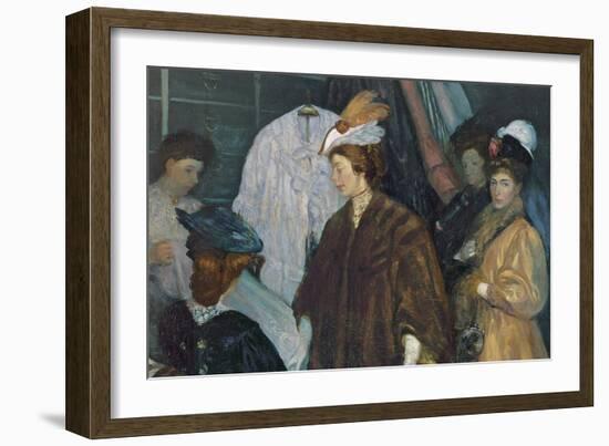 The Shoppers-William Glackens-Framed Art Print