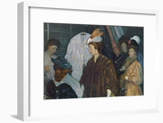 The Shoppers-William Glackens-Framed Art Print