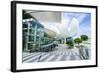 The Shoppes at Marina Bay Sands and Artscience Museum, Marina Bay, Singapore, Southeast Asia, Asia-Fraser Hall-Framed Photographic Print