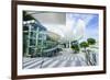 The Shoppes at Marina Bay Sands and Artscience Museum, Marina Bay, Singapore, Southeast Asia, Asia-Fraser Hall-Framed Photographic Print