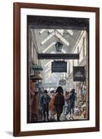 The Shopping Arcade 'Des Panoramas' in Paris, 1807-Philibert Louis Debucourt-Framed Giclee Print