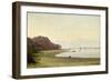 The Shore of the Elbe-Marcus Johann Haeselich-Framed Giclee Print