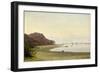 The Shore of the Elbe-Marcus Johann Haeselich-Framed Giclee Print