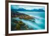 The shores of Bamdoroshni Island off the coast of Sitka, Alaska-Mark A Johnson-Framed Photographic Print