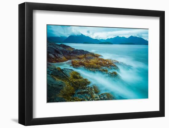 The shores of Bamdoroshni Island off the coast of Sitka, Alaska-Mark A Johnson-Framed Photographic Print