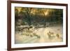 The Shortening Winter's Day is near a close (Oil on Canvas)-Joseph Farquharson-Framed Giclee Print