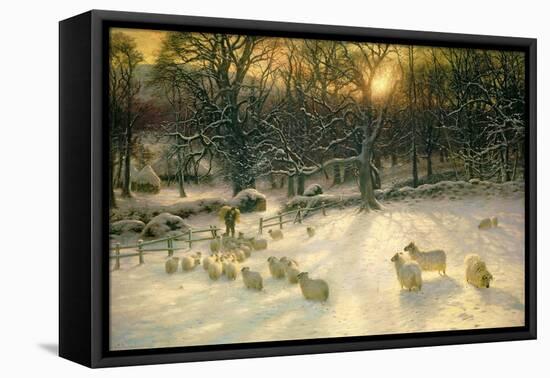 The Shortening Winter's Day Is Near a Close-Joseph Farquharson-Framed Stretched Canvas