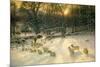 The Shortening Winter's Day Is Near a Close-Joseph Farquharson-Mounted Giclee Print