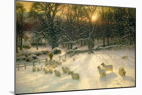 The Shortening Winter's Day Is Near a Close-Joseph Farquharson-Mounted Giclee Print