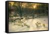 The Shortening Winter's Day Is Near a Close-Joseph Farquharson-Framed Stretched Canvas