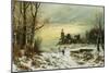 The Shortening Winter's Day Is Near a Close-Friedrich Joseph Nicolai Heyendahl-Mounted Giclee Print