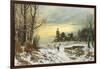 The Shortening Winter's Day Is near a Close-Friedrich Heyendahl-Framed Giclee Print