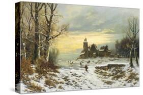 The Shortening Winter's Day Is near a Close-Friedrich Heyendahl-Stretched Canvas