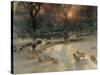 The Shortening Winter's Day-Joseph Farquharson-Stretched Canvas