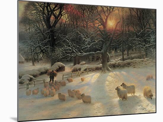 The Shortening Winter's Day-Joseph Farquharson-Mounted Giclee Print