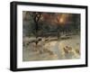 The Shortening Winter's Day-Joseph Farquharson-Framed Giclee Print