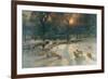 The Shortening Winter's Day-Joseph Farquharson-Framed Art Print