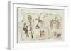 The Shoshone Sun Dance and the Peyote Cult-Silver Horn-Framed Giclee Print