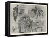 The Show of the British Dairy Farmers' Association at the Agricultural Hall, Incidental Sketches-Ralph Cleaver-Framed Stretched Canvas