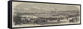The Show-Yards of the Agricultural Exhibition of Lower Canada, at Montreal-null-Framed Stretched Canvas