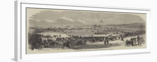 The Show-Yards of the Agricultural Exhibition of Lower Canada, at Montreal-null-Framed Giclee Print