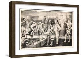 The Shower-Bath, 1917-George Wesley Bellows-Framed Giclee Print