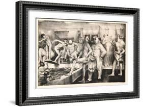 The Shower-Bath, 1917-George Wesley Bellows-Framed Giclee Print