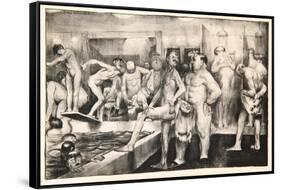 The Shower-Bath, 1917-George Wesley Bellows-Framed Stretched Canvas