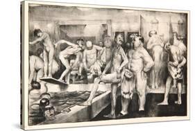 The Shower-Bath, 1917-George Wesley Bellows-Stretched Canvas