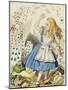 The Shower of Cards, Illustration from Alice in Wonderland by Lewis Carroll-John Tenniel-Mounted Giclee Print