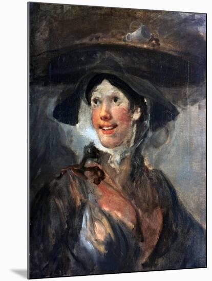 The Shrimp Girl, C1745-William Hogarth-Mounted Giclee Print