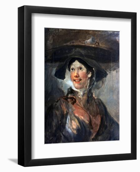 The Shrimp Girl, C1745-William Hogarth-Framed Giclee Print