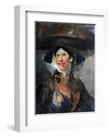 The Shrimp Girl, C1745-William Hogarth-Framed Giclee Print