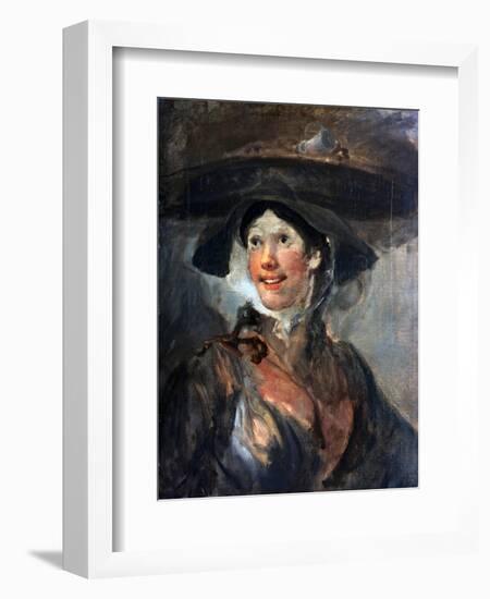 The Shrimp Girl, C1745-William Hogarth-Framed Giclee Print