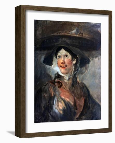 The Shrimp Girl, C1745-William Hogarth-Framed Giclee Print