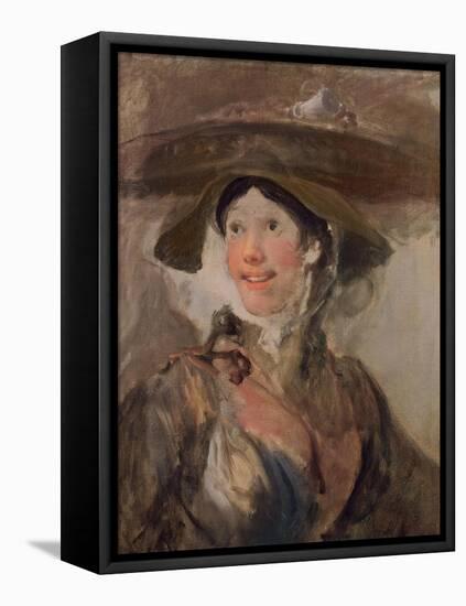 The Shrimp Girl, circa 1745-William Hogarth-Framed Stretched Canvas