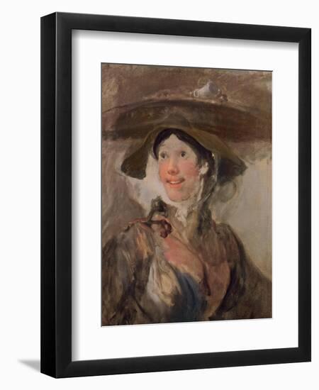 The Shrimp Girl, circa 1745-William Hogarth-Framed Premium Giclee Print