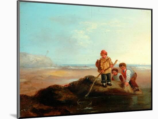 The Shrimpers-William Collins-Mounted Giclee Print