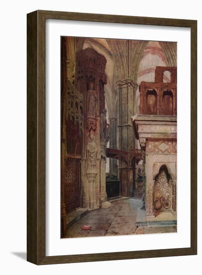 The Shrine and Chapel of Edward the Confessor, 1937-George Price Boyce-Framed Giclee Print