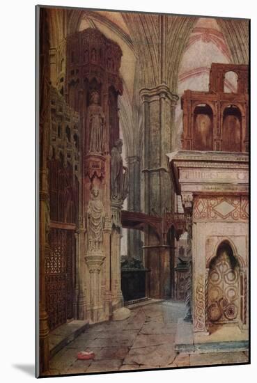 The Shrine and Chapel of Edward the Confessor, 1937-George Price Boyce-Mounted Giclee Print